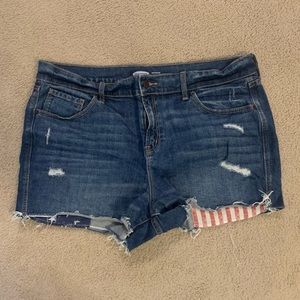 Old Navy Boyfriend Jean Short, Size 14